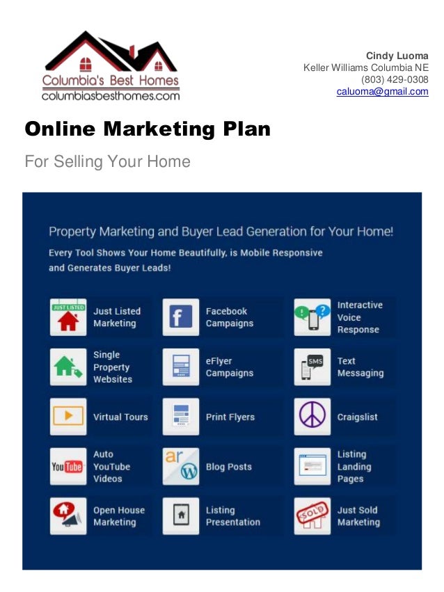 Marketing plan for listing a home Marketing plan for listing a home